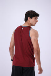 Rep Pro Burgundy Gym Singlet